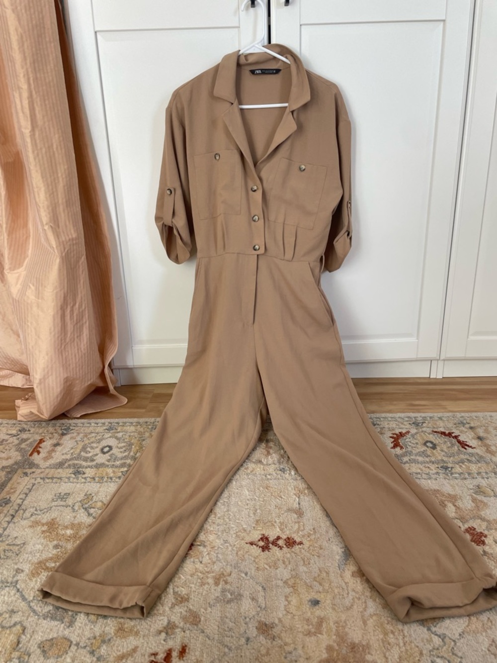 Zara Taupe Jumpsuit